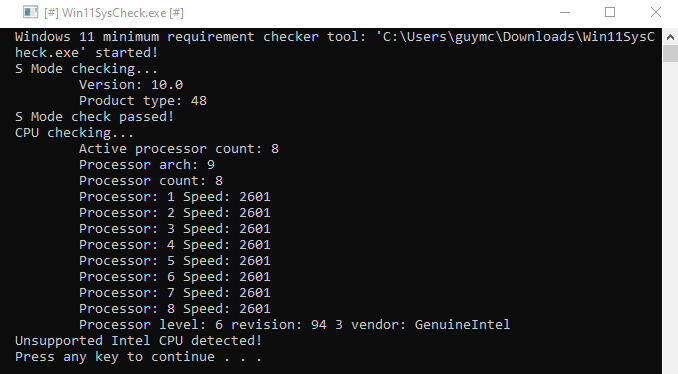 4-window-11-ready-win11syscheck - Bộ phận trợ giúp Geek PC của tôi có thể chạy Windows 11 không? hình ảnh 4
