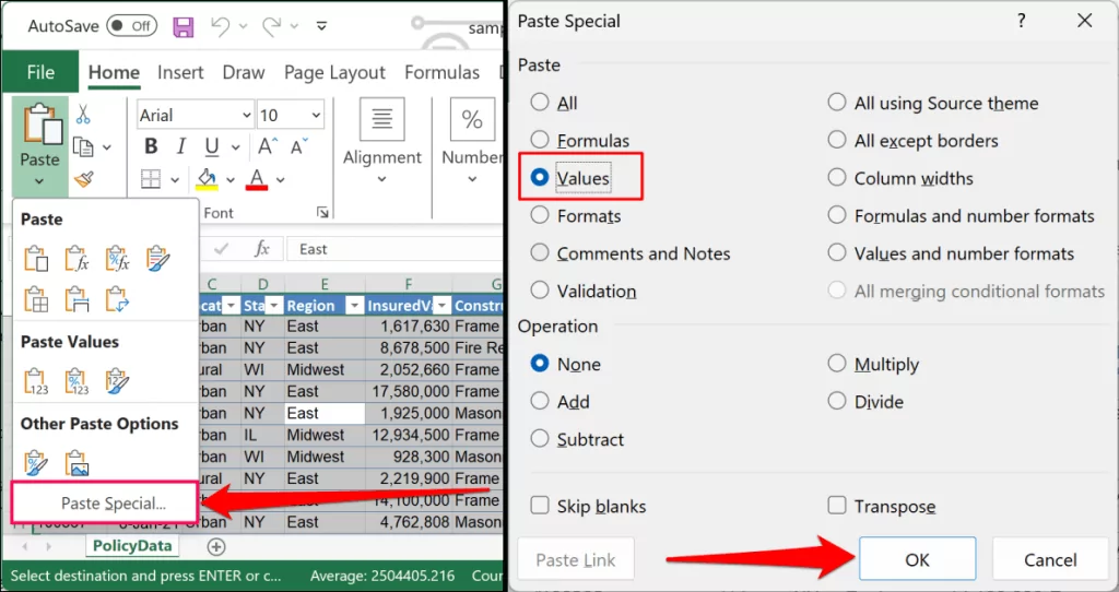 cách chia sẻ hoặc lưu-excel-bài tập-không có công thức-7-nén - Help Desk Geek Chia sẻ hoặc lưu sổ làm việc Excel không có công thức Hình 6