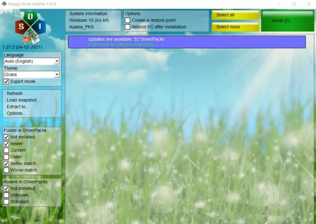 2-Snappy-Driver-Installer - Bộ phận trợ giúp Geek 6 Công cụ sửa chữa Windows 11/10 miễn phí tốt nhất hình ảnh 3