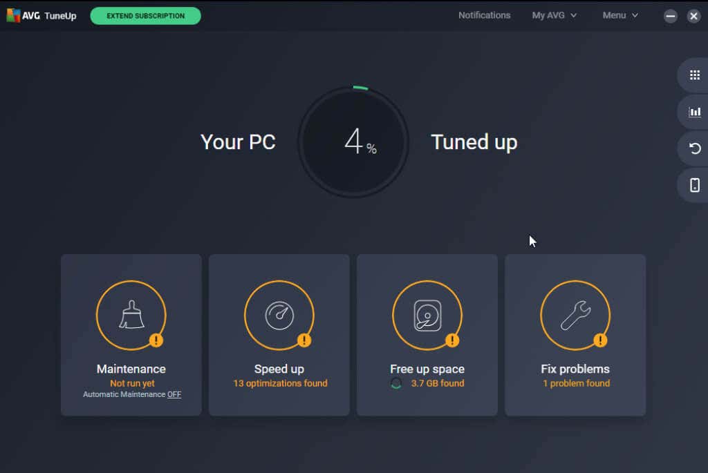 3-AVG-Tuneup - Bộ phận trợ giúp Geek 6 Công cụ sửa chữa Windows 11/10 miễn phí tốt nhất hình 4
