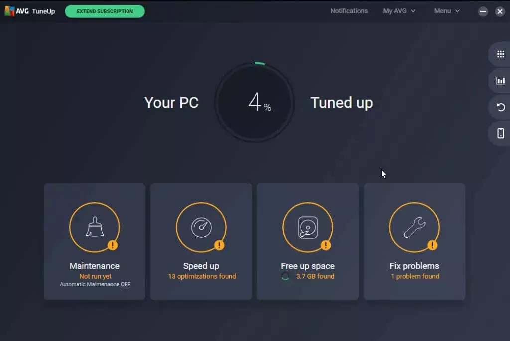 3-AVG-Tuneup - Bộ phận trợ giúp Geek 6 Công cụ sửa chữa Windows 11/10 miễn phí tốt nhất hình 4