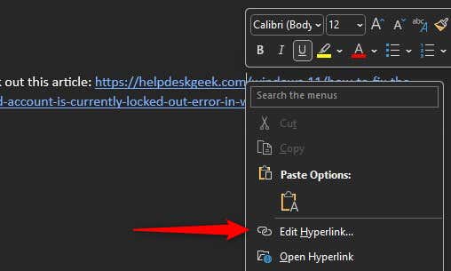 cách đổi tên-a-hyperlink-in-microsoft-word-documents-3-nén - Help Desk Geek Nhấp chuột phải vào liên kết và chọn Chỉnh sửa siêu liên kết