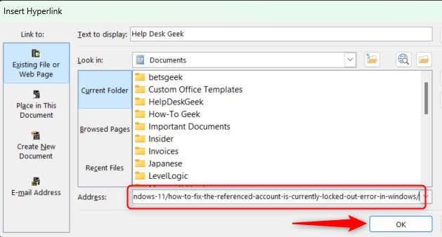 cách đổi tên-a-hyperlink-in-microsoft-word-documents-6-nén - Help Desk Geek Chỉnh sửa URL siêu liên kết trong hộp thoại bật lên