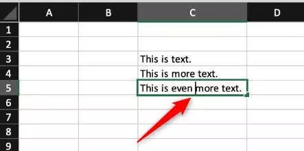 cách bắt đầu một dòng văn bản mới trong Microsoft-Excel-cells-2-nén - Help Desk Geek Cách bắt đầu một dòng văn bản mới trong Microsoft Excel Cells hình 2