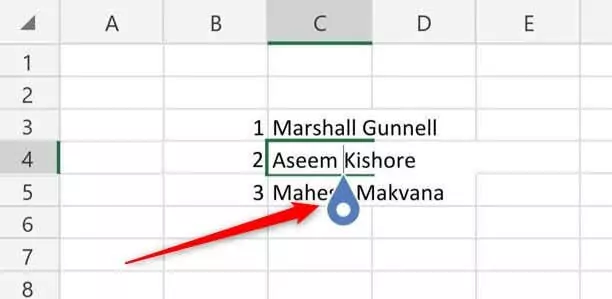cách bắt đầu một dòng văn bản mới trong Microsoft-Excel-cells-4-nén - Help Desk Geek Cách bắt đầu một dòng văn bản mới trong Microsoft Excel Cells hình 4