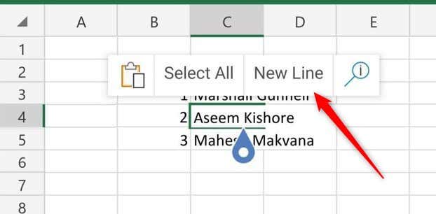 cách bắt đầu một dòng văn bản mới trong Microsoft-Excel-cells-5-nén - Help Desk Geek Cách bắt đầu một dòng văn bản mới trong Microsoft Excel Cells hình 5