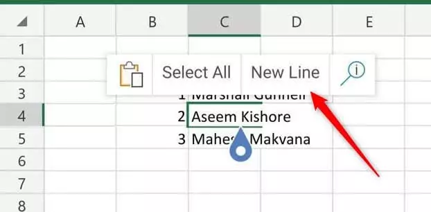 cách bắt đầu một dòng văn bản mới trong Microsoft-Excel-cells-5-nén - Help Desk Geek Cách bắt đầu một dòng văn bản mới trong Microsoft Excel Cells hình 5
