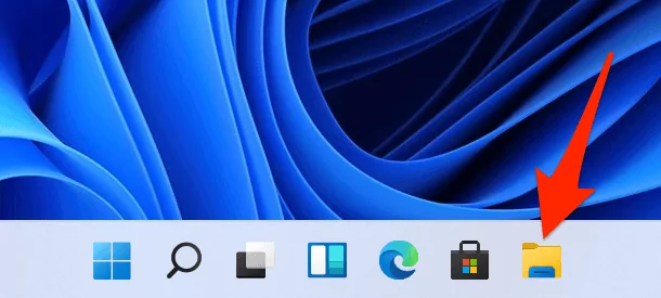 10-file-explorer-thanh tác vụ - Help Desk Geek Làm thế nào để mở File Explorer trên Windows 11 hình ảnh 10