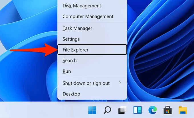 11-file-explorer-power-user-menu - Help Desk Geek Làm thế nào để mở File Explorer trên Windows 11 hình ảnh 11