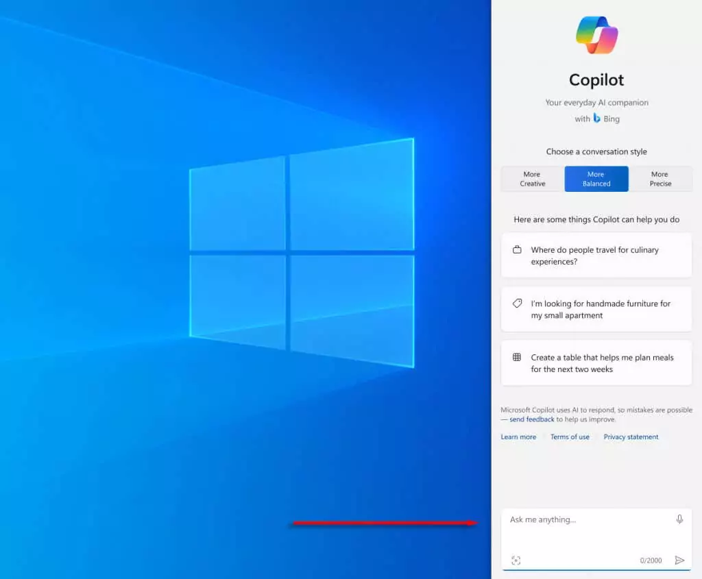 what-is-windows-ai-Powered-copilot-4-nén - Bộ phận trợ giúp Geek Phi công phụ hỗ trợ Windows AI là gì? hình ảnh 4
