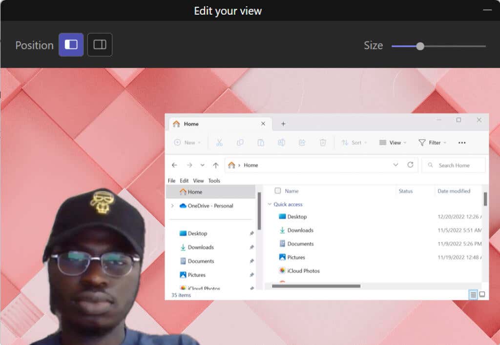 cách chia sẻ màn hình của bạn trong Microsoft-teams-4-nén - Help Desk Geek Cách chia sẻ màn hình của bạn trong Microsoft Teams hình 4