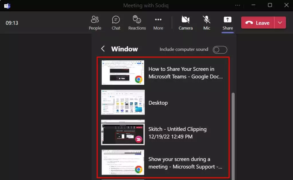 cách chia sẻ màn hình của bạn trong Microsoft-teams-9-nén - Help Desk Geek Cách chia sẻ màn hình của bạn trong Microsoft Teams hình 9