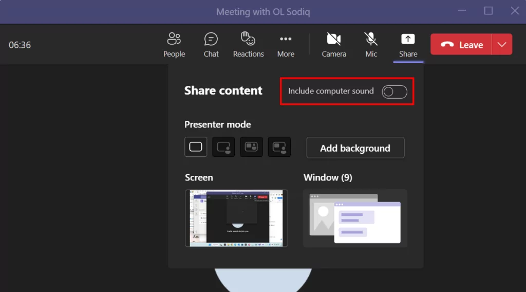 cách chia sẻ màn hình của bạn trong Microsoft-teams-12-nén - Help Desk Geek Cách chia sẻ màn hình của bạn trong Microsoft Teams hình 12