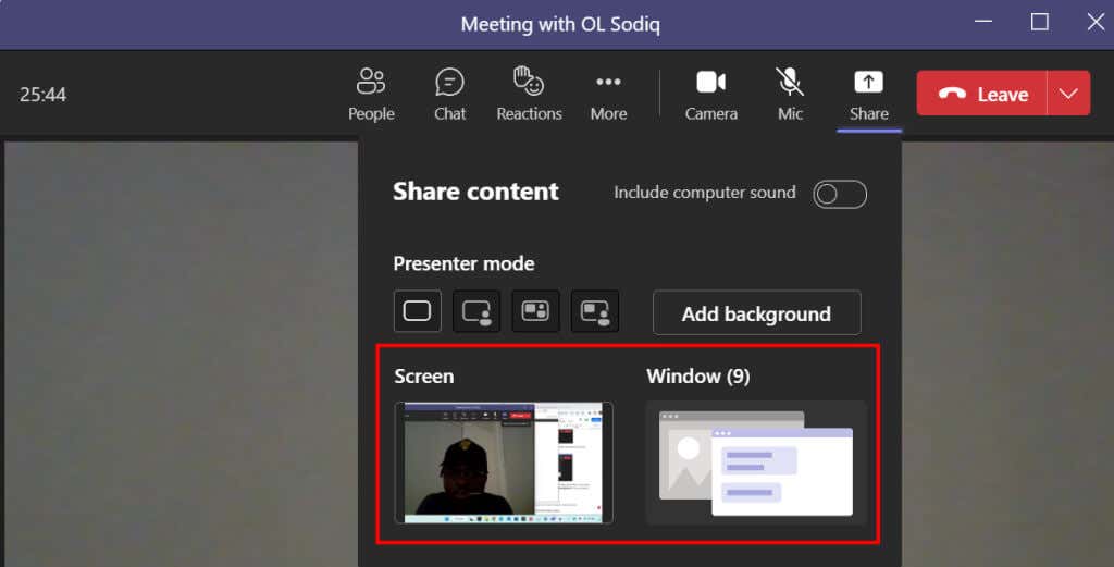 cách chia sẻ màn hình của bạn trong Microsoft-teams-14-nén - Help Desk Geek Cách chia sẻ màn hình của bạn trong Microsoft Teams hình 14