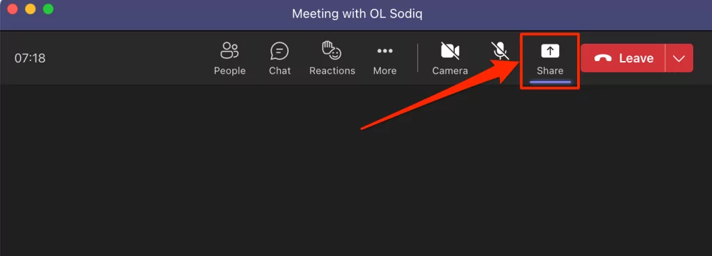 cách chia sẻ màn hình của bạn trong Microsoft-teams-18-nén - Help Desk Geek Cách chia sẻ màn hình của bạn trong Microsoft Teams hình 18