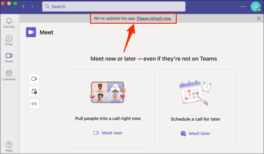 cách chia sẻ màn hình của bạn trong Microsoft-teams-30-nén - Help Desk Geek Cách chia sẻ màn hình của bạn trong Microsoft Teams hình 30