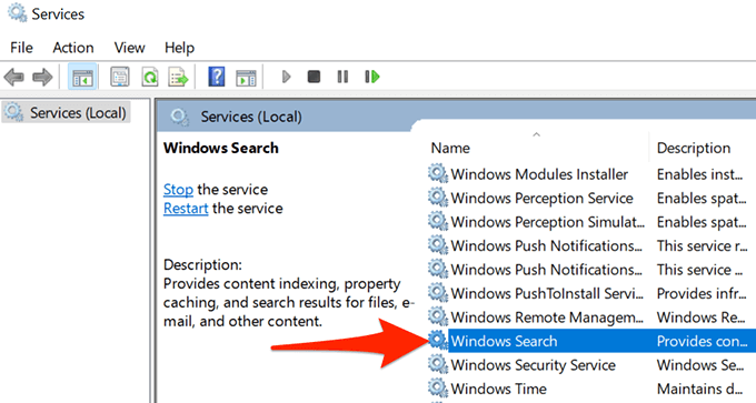 Dịch vụ tìm kiếm 18 cửa sổ mở - Help Desk Geek Tìm kiếm Windows 11 không hoạt động? Hãy thử 10 cách khắc phục này Ảnh 19
