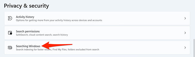 14-windows-search-settings-1 - Bộ phận trợ giúp Geek Tìm kiếm Windows 11 không hoạt động? Hãy thử 10 cách khắc phục này ảnh 23