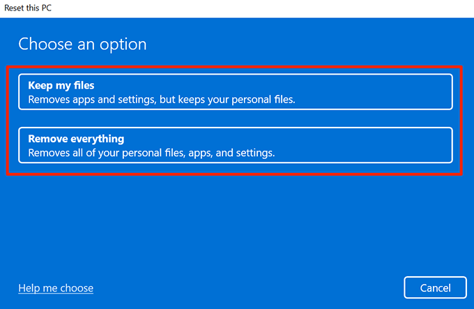 35-windows-reset-option - Help Desk Geek Tìm kiếm Windows 11 không hoạt động? Hãy thử 10 cách khắc phục này ảnh 39