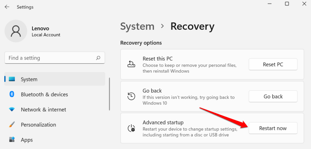 image-181 - Help Desk Geek Cách khởi động Windows 11 ở chế độ Safe Mode hình 10