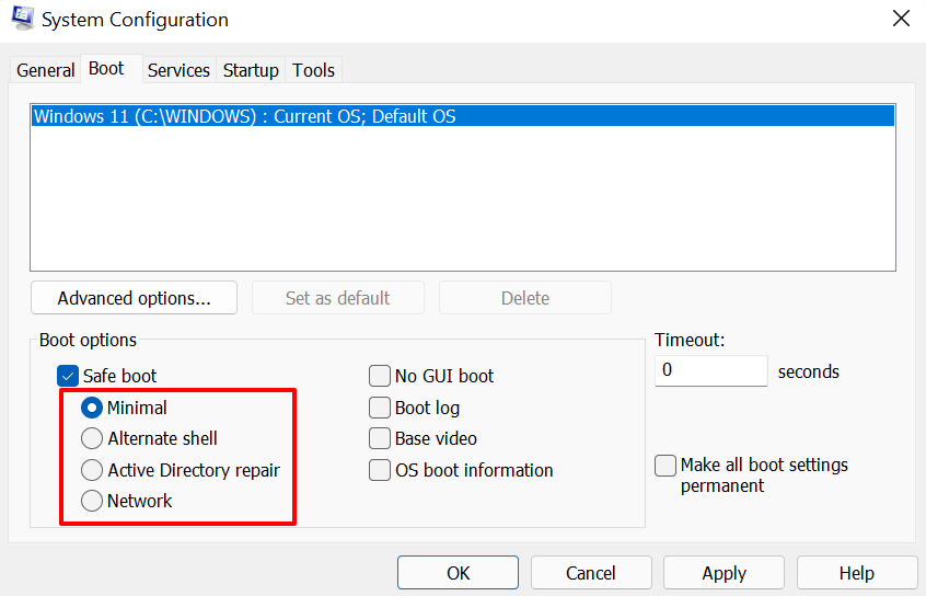 image-187 - Help Desk Geek Cách khởi động Windows 11 ở chế độ Safe Mode hình 16