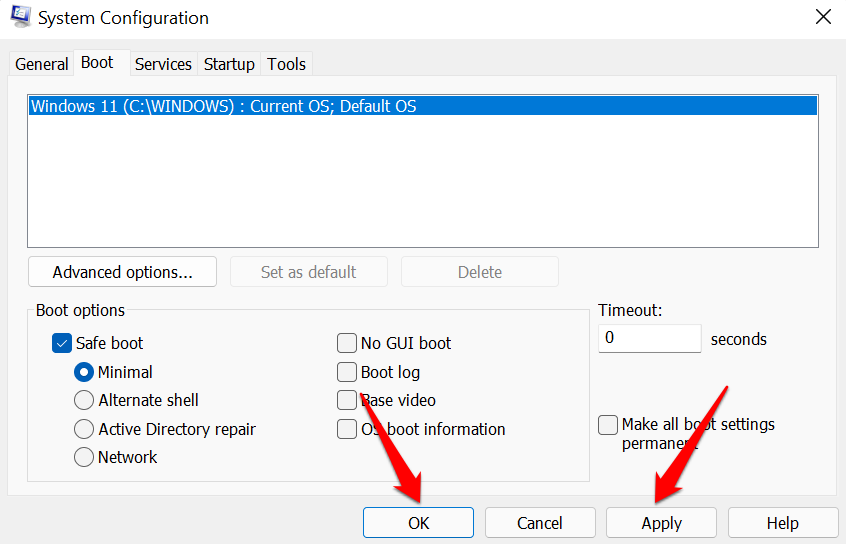 image-188 - Help Desk Geek Cách khởi động Windows 11 ở chế độ Safe Mode hình 17