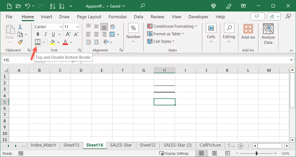 cách thêm và tùy chỉnh viền-trong-microsoft-excel-2-nén - Help Desk Geek Cách thêm và tùy chỉnh đường viền trong Microsoft Excel hình 3