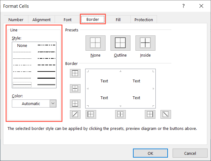 cách thêm và tùy chỉnh viền-trong-microsoft-excel-8-nén - Help Desk Geek Cách thêm và tùy chỉnh đường viền trong Microsoft Excel hình 9