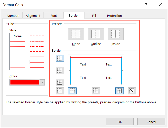 cách thêm và tùy chỉnh viền-trong-microsoft-excel-9-nén - Help Desk Geek Cách thêm và tùy chỉnh đường viền trong Microsoft Excel hình 10