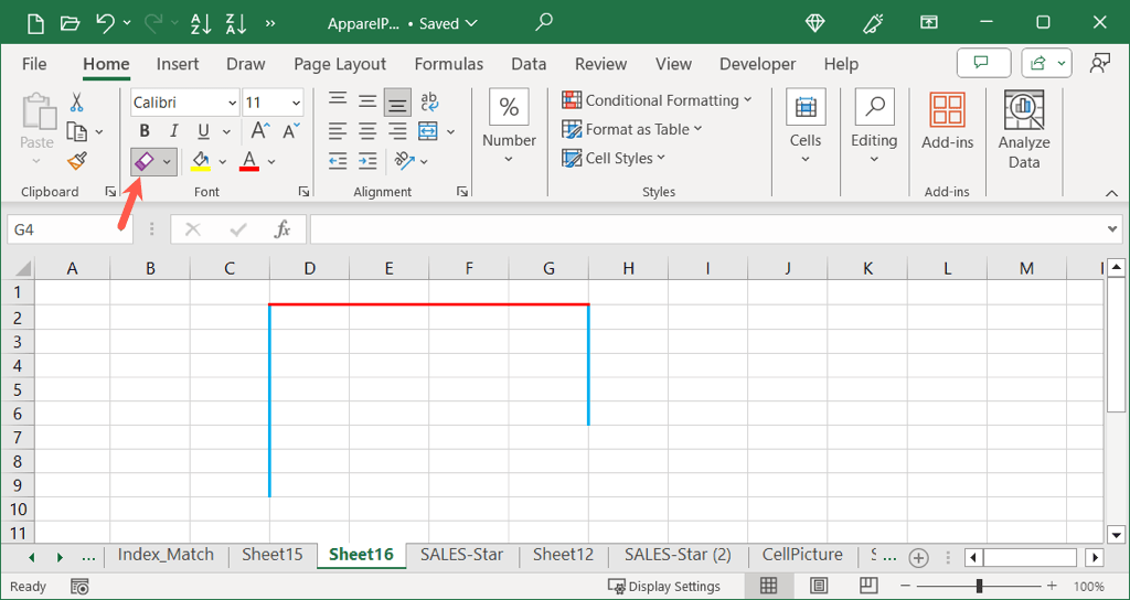 cách thêm và tùy chỉnh viền-trong-microsoft-excel-12-nén - Help Desk Geek Cách thêm và tùy chỉnh đường viền trong Microsoft Excel hình 13