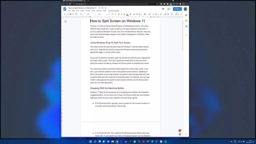 image-68 - Help Desk Geek Cách chia đôi màn hình trên Windows 11 hình 3