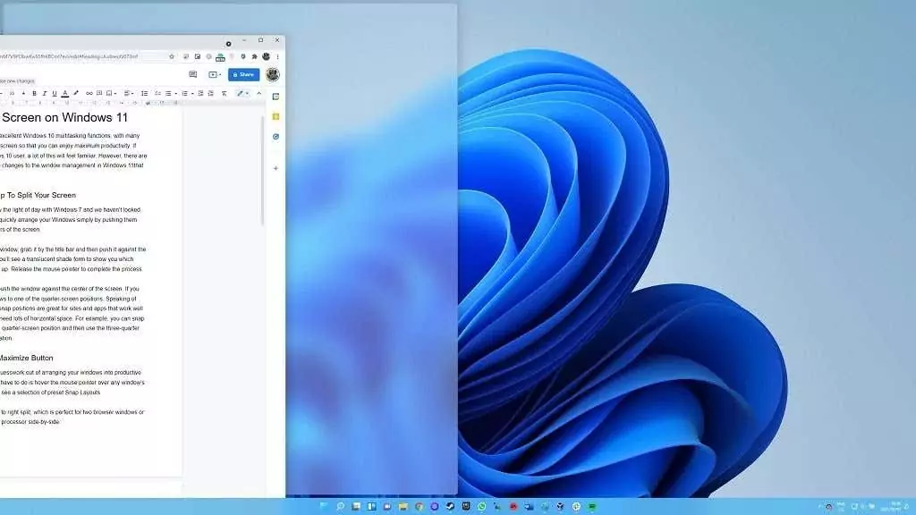 image-67 - Bộ phận trợ giúp Geek Cách chia đôi màn hình trên Windows 11 hình 2