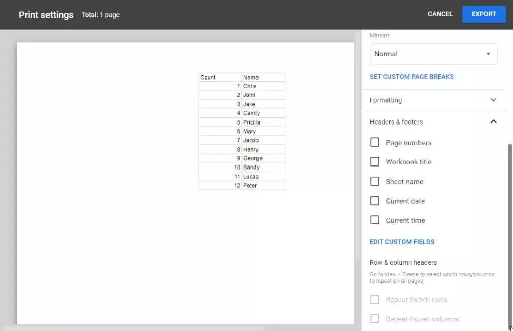 cách chuyển đổi-google-sheets-to-pdf-5-nén - Bộ phận trợ giúp Geek Cách chuyển đổi Google Sheets sang PDF hình ảnh 6