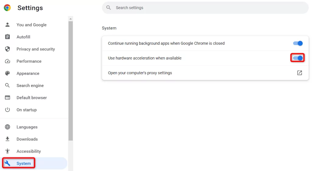 cách sửa lỗi phát lại video-code-224003-in-your-web-browser-4-nén - Mẹo kỹ thuật trực tuyến Vô hiệu hóa tăng tốc phần cứng trong hình ảnh trình duyệt web của bạn