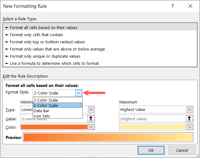 cách tạo-a-heat-map-in-microsoft-excel-7-nén - Help Desk Geek Cách tạo bản đồ nhiệt trong Excel hình 8