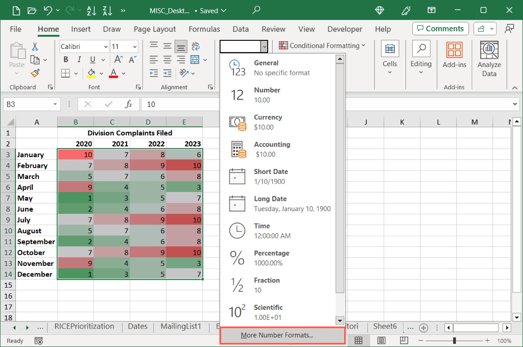 cách tạo-a-heat-map-in-microsoft-excel-11-nén - Help Desk Geek Cách tạo bản đồ nhiệt trong Excel ảnh 12