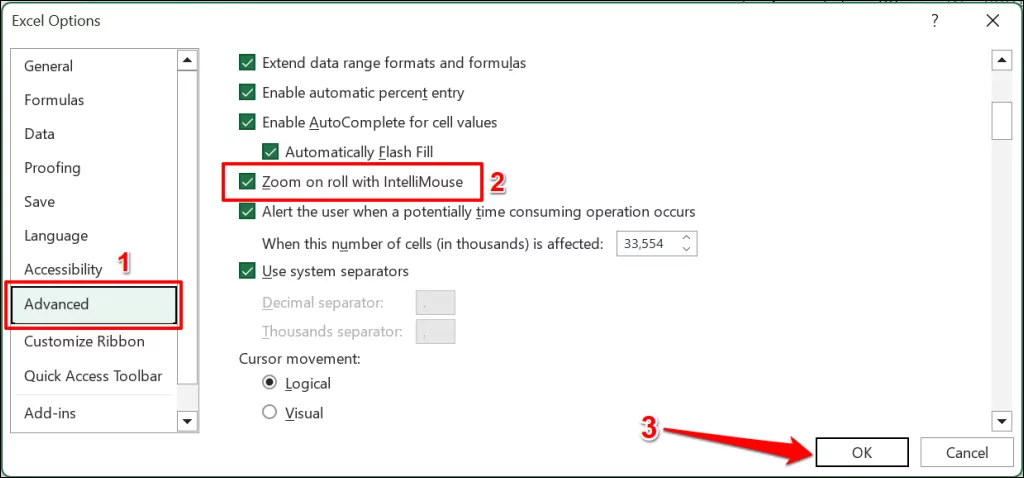 không thể cuộn trong Microsoft-Excel-8-cách-để-sửa-27-nén - Help Desk Geek Không thể cuộn trong Microsoft Excel? 8 Cách Sửa Ảnh 27