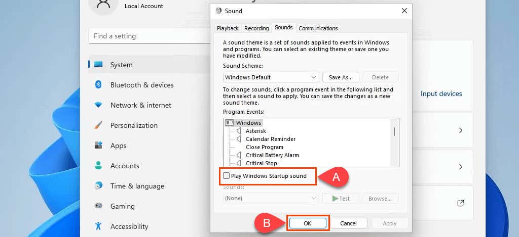 4-disable-windows-11-startup-sound-3a - Help Desk Geek Cách thay đổi hoặc tắt âm thanh khởi động Windows 11 image 4