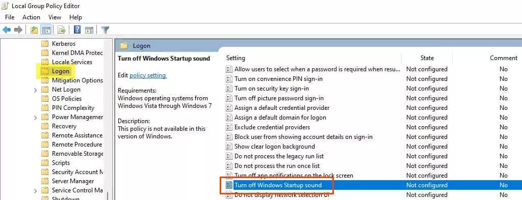 8-disable-windows-11-startup-sound-gpo-3 - Help Desk Geek Cách thay đổi hoặc tắt âm thanh khởi động Windows 11 image 8