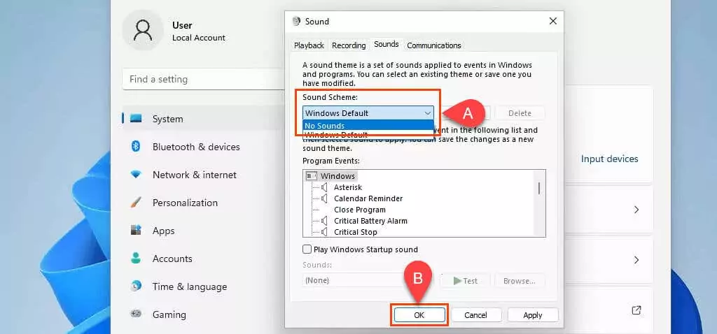 5-disable-windows-11-startup-sound-3b - Help Desk Geek Cách thay đổi hoặc tắt âm thanh khởi động Windows 11 image 5