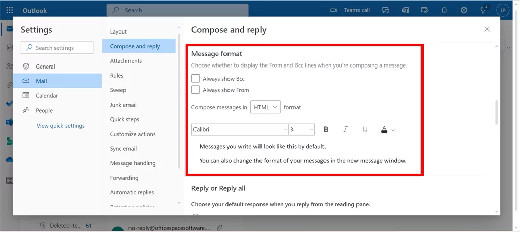 hdg-how-to-change-font-size-in-outlook-12-nén - Bộ phận trợ giúp Geek Cách thay đổi cỡ chữ trong Outlook hình 13