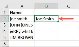 cách thay đổi văn bản-case-in-excel-9-nén - Help Desk Geek Cách Đổi Kiểu Chữ Trong Excel Hình 10