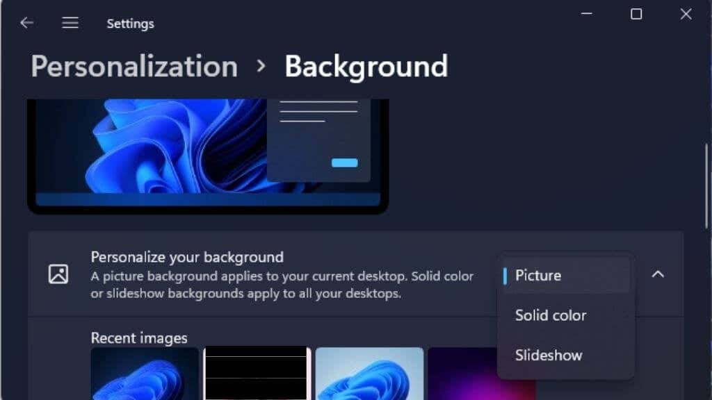 11-Dropdown-2 - Người đam mê bộ phận trợ giúp Hình nền Windows 11: Hình nền mới đẹp nhất và nơi tải xuống More hình ảnh 6
