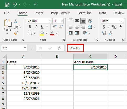 cách thêm ngày-tháng-hoặc-năm-vào-ngày-trong-microsoft-excel-5-nén - Help Desk Geek Cách cộng hoặc trừ ngày tháng trong Excel hình 5