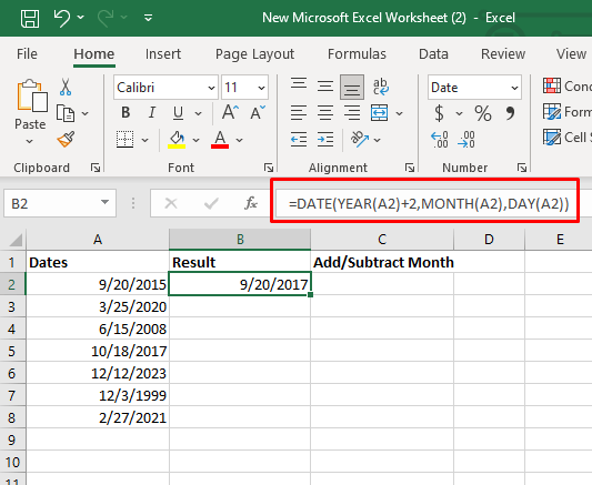 cách thêm ngày-tháng-năm-vào-ngày-trong-microsoft-excel-25-nén - Help Desk Geek Cách cộng trừ ngày tháng trong Excel hình 25