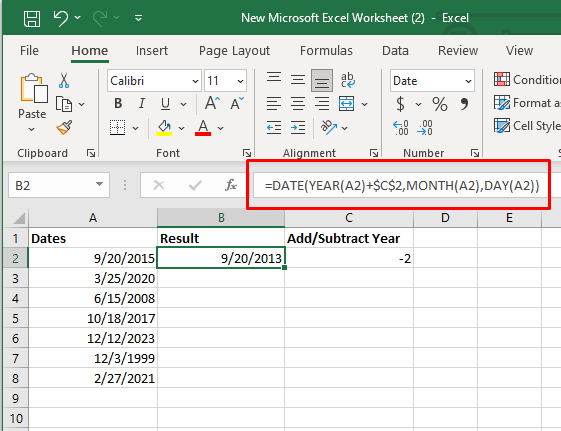 cách thêm ngày-tháng-hoặc-năm-vào-ngày-trong-microsoft-excel-27-nén - Help Desk Geek Cách cộng trừ ngày tháng trong Excel hình 27