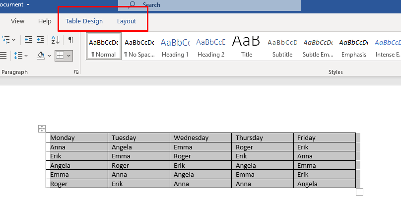 cách thêm-nền-màu-vào-bảng-in-microsoft-word-6-nén - Bộ phận trợ giúp Geek Cách thêm màu nền vào bảng trong Microsoft Word ảnh 6