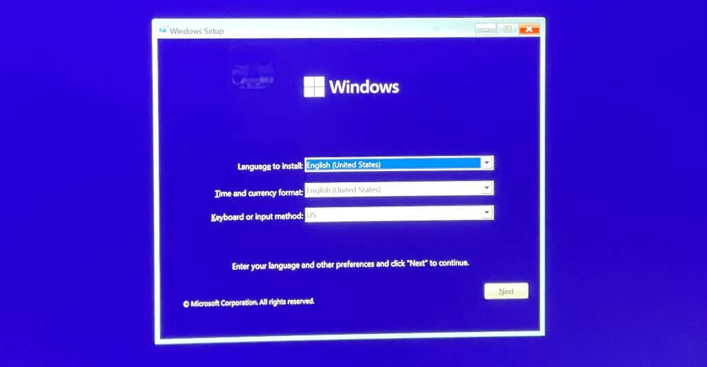 26-reset-windows-11-bootable-usb-drive-01 - Bộ phận trợ giúp Geek Cách khôi phục cài đặt gốc Windows 11 hình 26