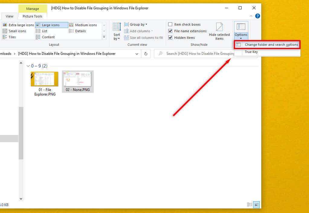 cách bật hoặc tắt nhóm trong windows-file-explorer-4-nén - Help Desk Geek Cách bật hoặc tắt Off Nhóm trong Windows File Explorer hình ảnh 4