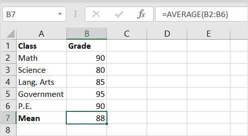 cách tìm và tính ý nghĩa trong microsoft-excel-4 được nén - Help Desk Geek Cách tìm và tính giá trị trung bình trong Microsoft Excel hình 5